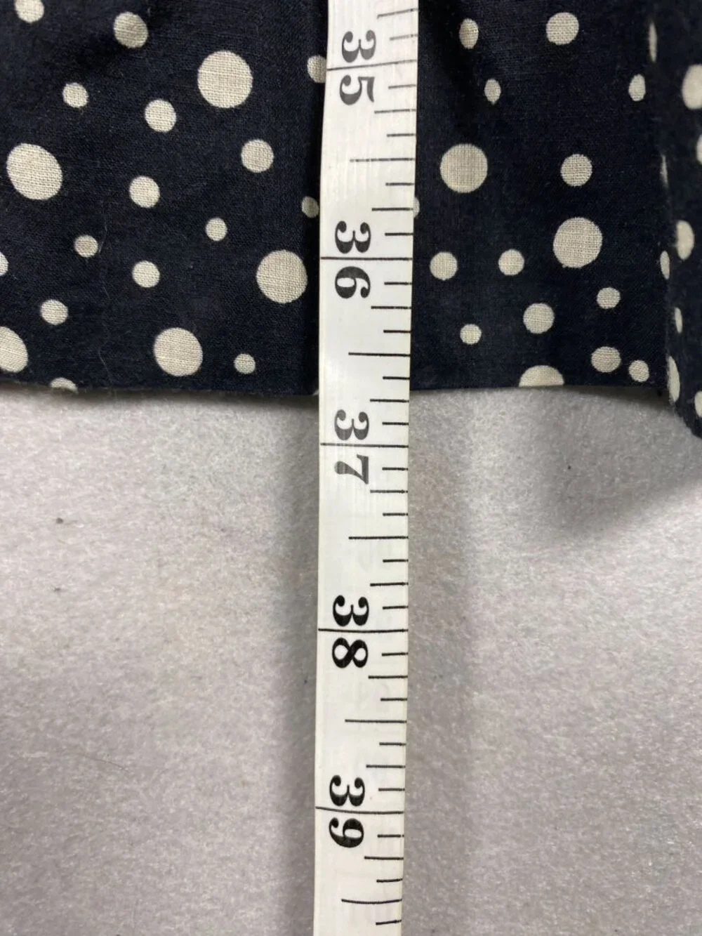 The Limited Black White Polka Dot Sleeveless Fit Flare Dress 8 Cotton Blend